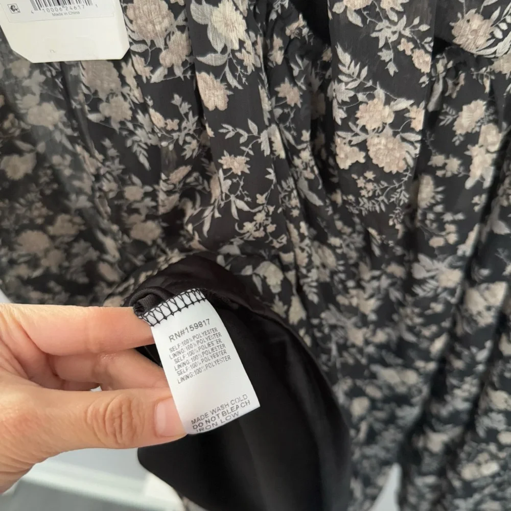 Altar’d State XS Brentwood Floral Mini Dress Whimsigoth Smock Bustier babydoll - Picture 7 of 10